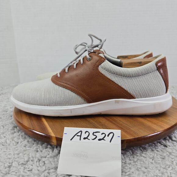 Cole Haan Other - Cole Haan Grand Os Gray Brown U Throat Casual Saddle Oxford Sneaker Mens 9 M